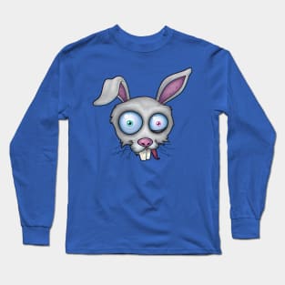 Crazy White Rabbit Long Sleeve T-Shirt